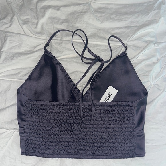 PURPLE GARAGE HALTER TOP - Picture 2 of 3